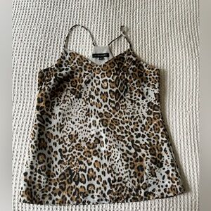 NWOT Banana Republic animal print camisole.